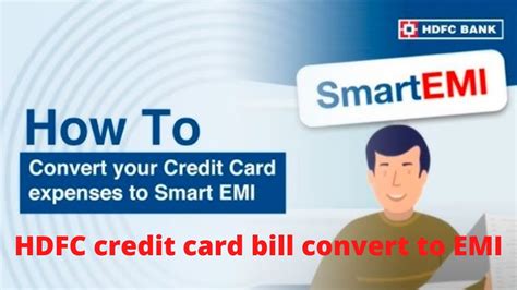 smart emi hdfc debit card|convert hdfc credit card bill to emi.